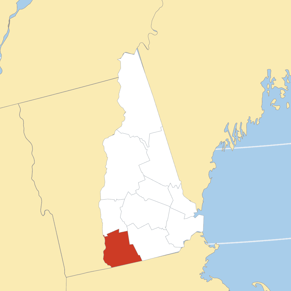 cheshire county map
